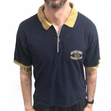 Navy and gold University of Notre Dame Fighting Irish polo shirt