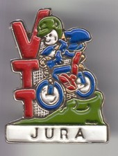 RARE PINS PIN'S .. VELO CYCLISME CYCLING CLUB TEAM  VTT MONTAGNE JURA 25 ~EF