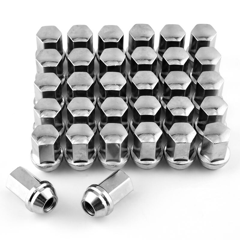 Set of 32 Chrome Lug Nut For 20082020 Buick Enclave 20052020 Escalade