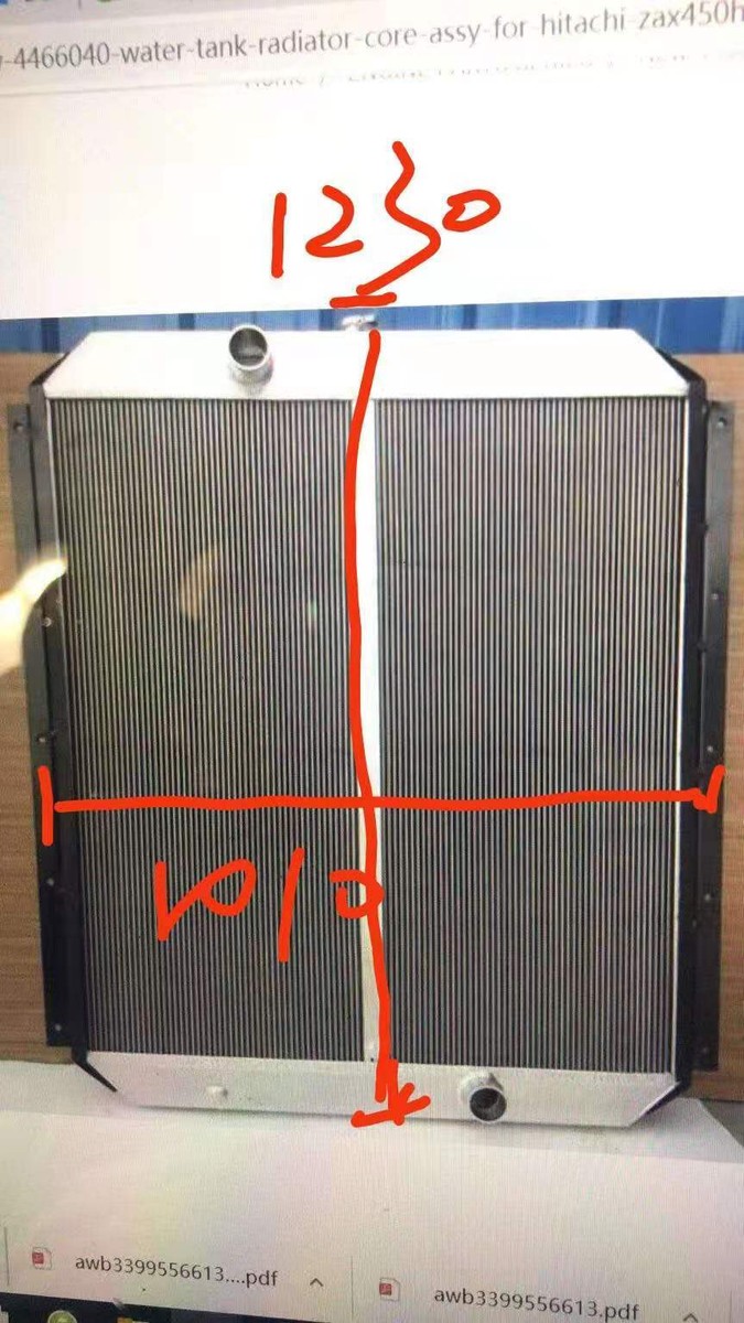 4466040 Water Tank Radiator Core ASS'Y For Hitachi ZAX450H 4466040 Water Tank Radiator Core ASS'Y For Hitachi ZAX450H