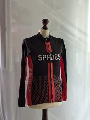   Spades Radtrikot Set lange Hose + Trikot schw. rot Gr. L NEU  
