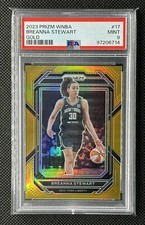 2023 Panini Prizm WNBA Breanna Stewart #17 Gold /10 PSA 9