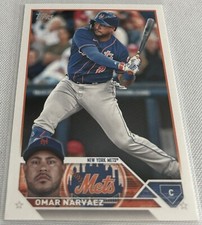 2023 Topps Update Series Baseball Omar Narvaez New York Mets base card #US152