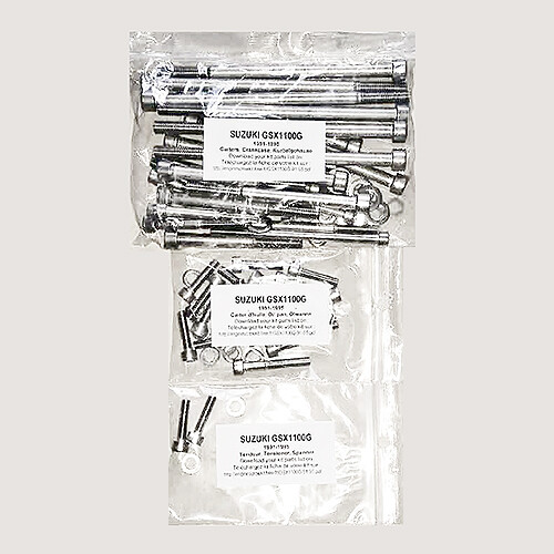 Vis carter moteur Suzuki GSX 1100 G en inox A2 haut de gamme pour routière de 1991