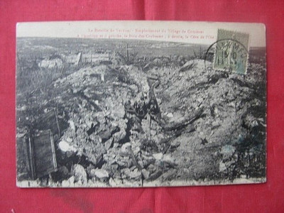 ''0834'' CPA CA. 14/18 VON VERDUN STANDORT DER DÖRFER VON CUMIERES