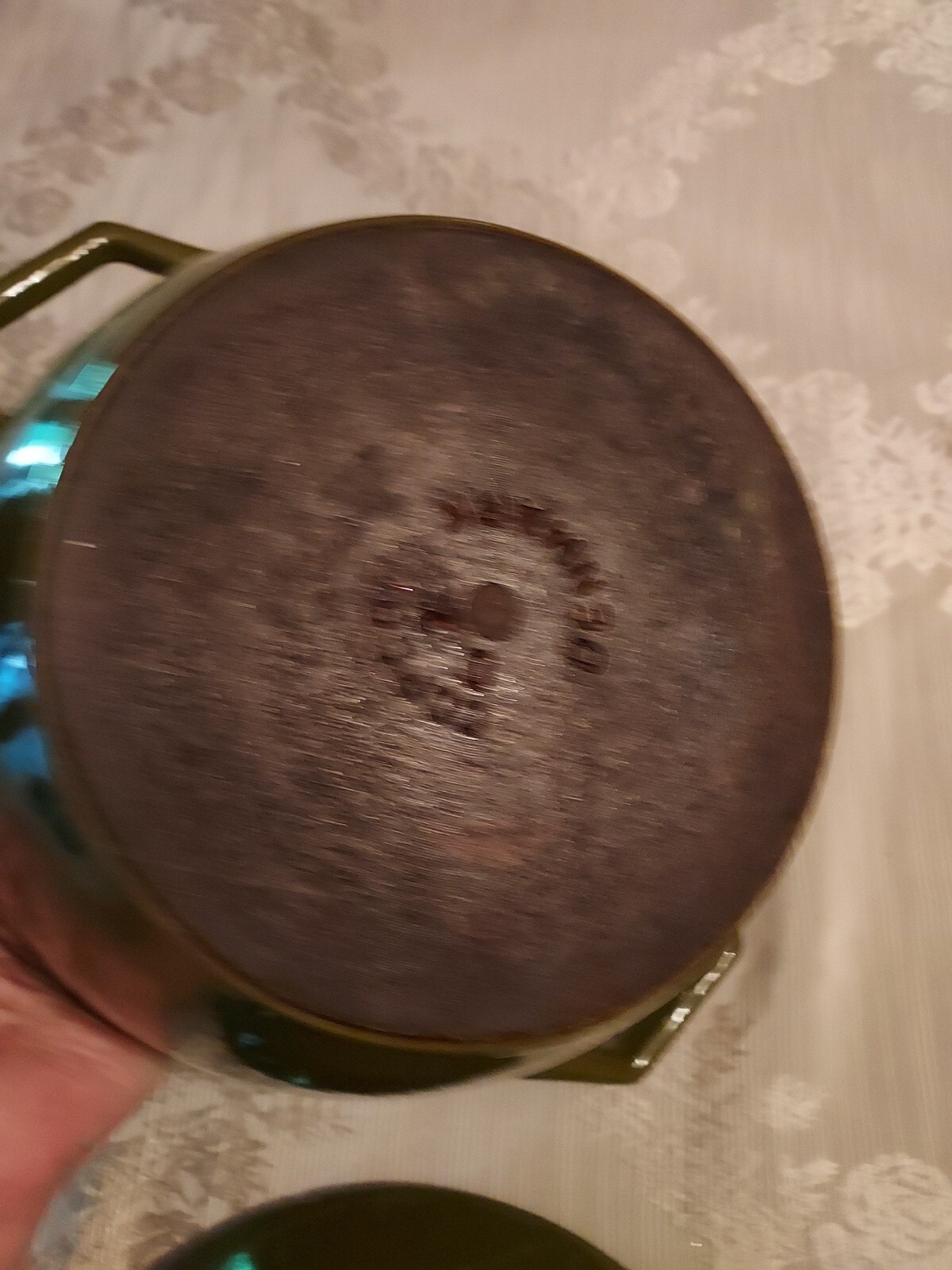 Vintage Copco Michael Lax Denmark D2 Cast Iron Enamel 2.5 Qt. Dutch Oven Green eBay