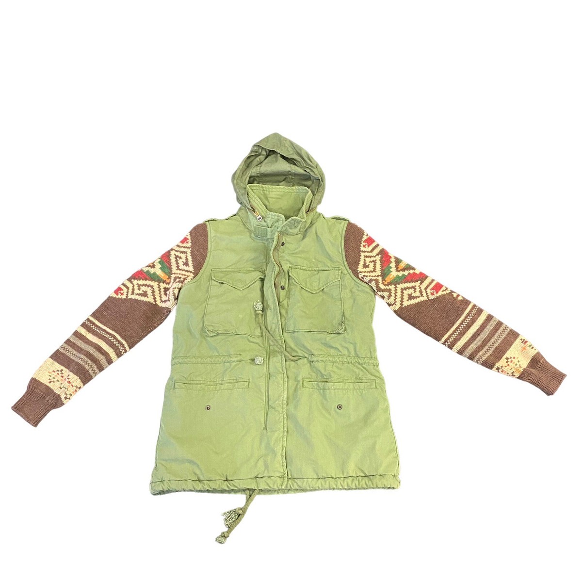 Ralph Lauren Denim & Supply Military Jacket Aztec Adult Size Small