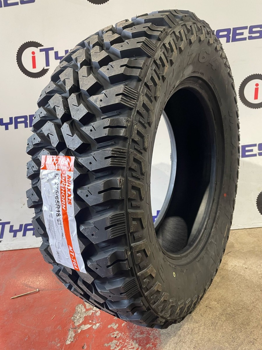 X4 275 65 18 MAXXIS BIGHORN MT-764 MUD TERRAIN 4x4 TYRE 275/65R18 X4 275 65 18 MAXXIS BIGHORN MT-764 MUD TERRAIN 4x4 TYRE 275/65R18