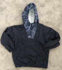 Gap Kids Boys Sz M 8 Blue Packable Windbreaker Jacket Hooded
