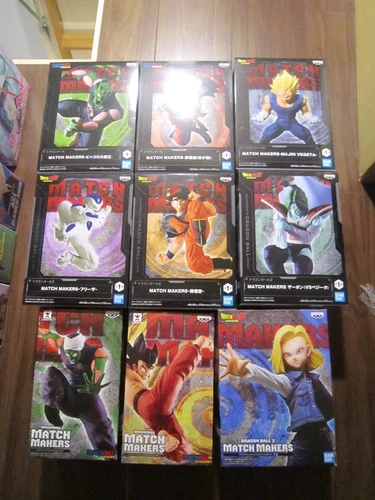 Dragonball Freeza Goku Piccolo Vegeta etc Figure 9pcs New free ship from Japan