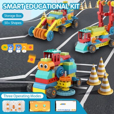 Bausteine Kit - 12 in 1 Zum Selbermachen Technik Lernen Spielzeug für Kinder - 112 Stck.