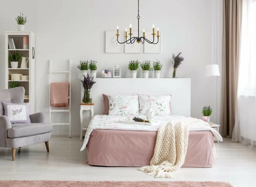 Farmhouse Chandelier 6 Light Fixture Gold and Black Dining Room Foyer or Kitchen - Picture 2 of 7