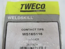 Tweco WS16S116 , 1160-1428 , 1/16" Contact Tips (PK 25)