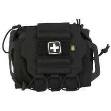 High Speed Gear ReFlex IFAK System MOLLE Compatible Blk Medical Carrier and Roll