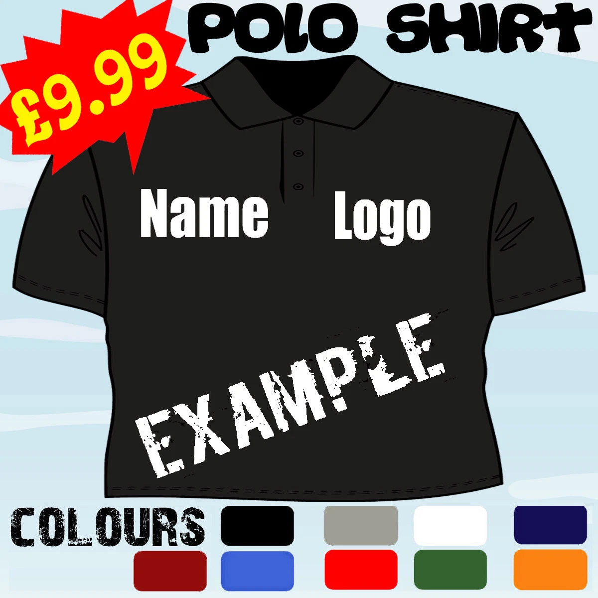 business polo shirt printing