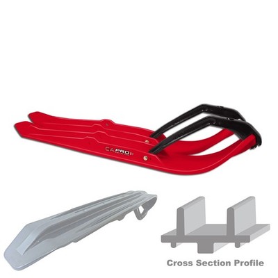 C&A PRO XPT Snowmobile Skis RED Yamaha RS Vector (2013-2014)