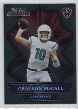 2021 Wild Card Alumination NIL Collegiate Edition Aqua /249 Grayson McCall 2s2
