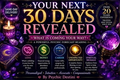   Your Next Month Revealed | Personalized Psychic Forecast Reading  ️