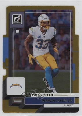2022 Panini Donruss Press Proof Gold Die-Cut /25 Derwin James Jr #297 0bq7