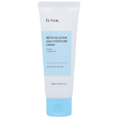 iUNIK Beta-Glucan Daily Moisture, 60 ml - feuchtigkeitsspendende Gesichtscreme