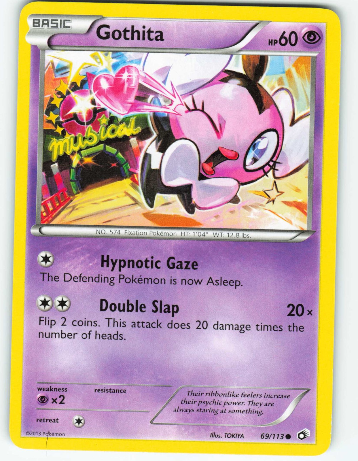 Gothita - 69/113 Legendary Treasures - Pokémon TCG - 2013