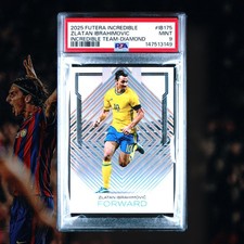2025 FUTERA INCREDIBLE ZLATAN IBRAHIMOVIC DIAMOND /4 LEGENDS 🏆⚽ PSA 9 MINT
