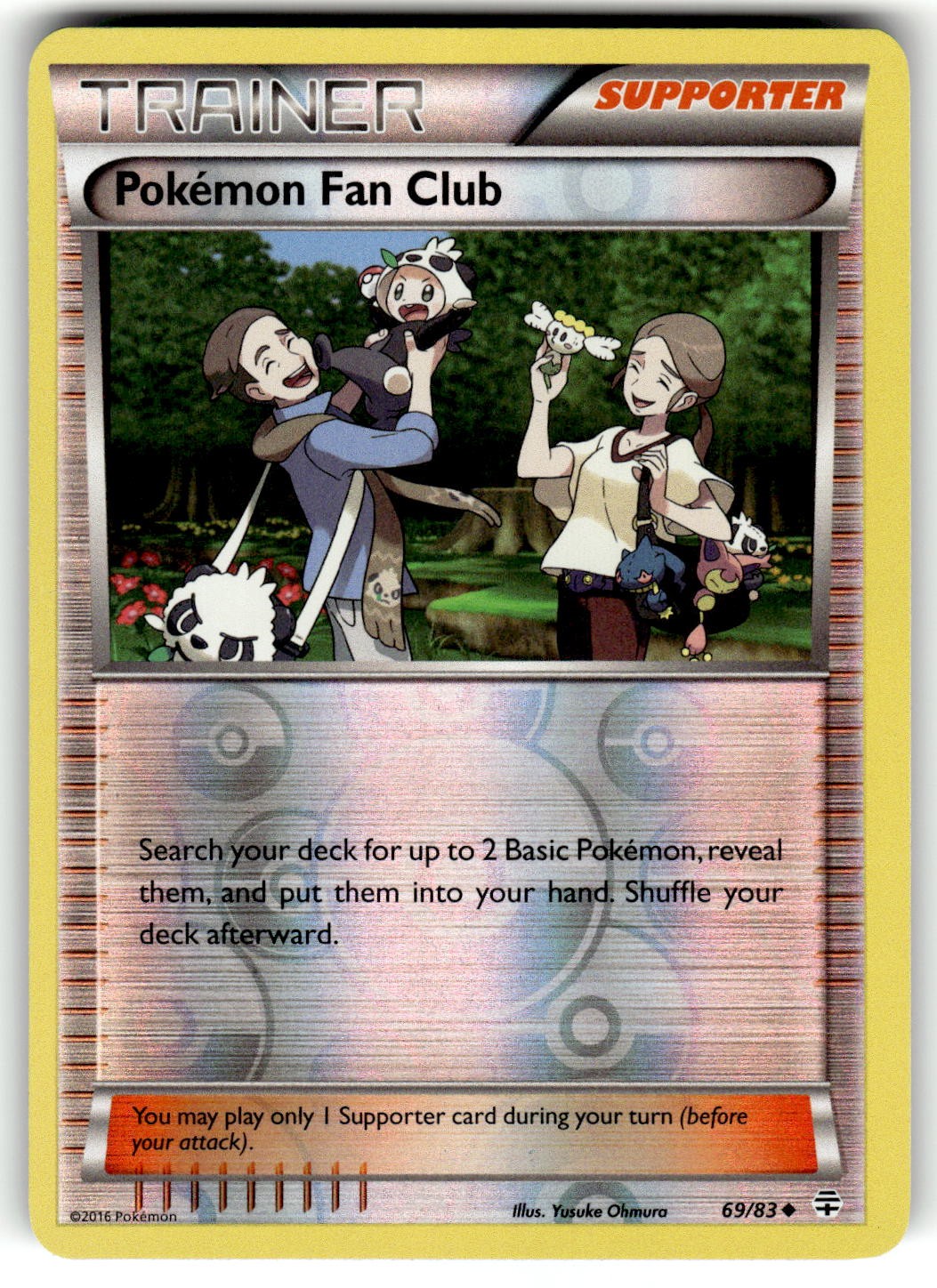 Pokemon Fan Club 69/83 Uncommon | Generations Pokemon | NM