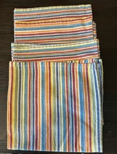 WORLD MARKET Cloth Napkins Striped Set of 4