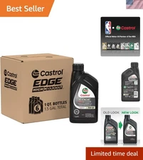 EDGE Full Synthetic High Mileage 5W-20 Oil, 6 Quarts - Protects Emission Systems