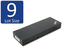 Lot of 9 Lenovo ThinkPad Thunderbolt 3 Docking Station 40AC 03X7543 - No AC