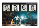 2025 Westlife First Day Cover Irish N Rate Stamps Ireland 25th Anniversary