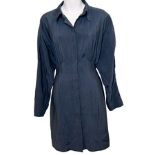 COS modal pleated empire waist shirt dress size 38/medium utilitarian minimalist