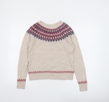 Fat Face Damen Pullover Pulli Elfenbein Fair ...