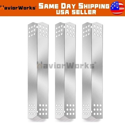 3 Pack Stainless Steel Heat Plate for Nexgrill 720-0830H 720-0783E, Grillmaster