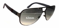 SFx Replacement Sunglass Lenses fits Gucci GG2252/S - 62mm Wide