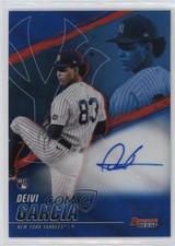 2021 Bowman's Best of Blue Refractor 19/150 Deivi Garcia #B21-DG Auto 4f5