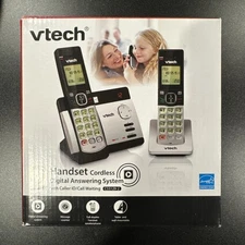 VTech Cordless Digital Answering System with Caller ID and Call Waiting Black
