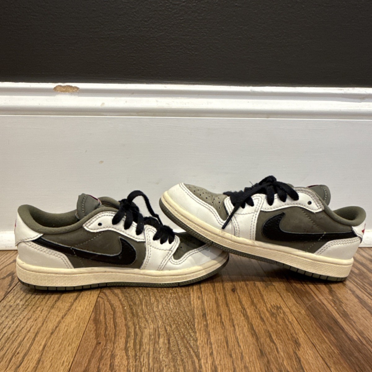 Air Jordan 1 Low Retro Travis Scott Medium Olive 12c | eBay