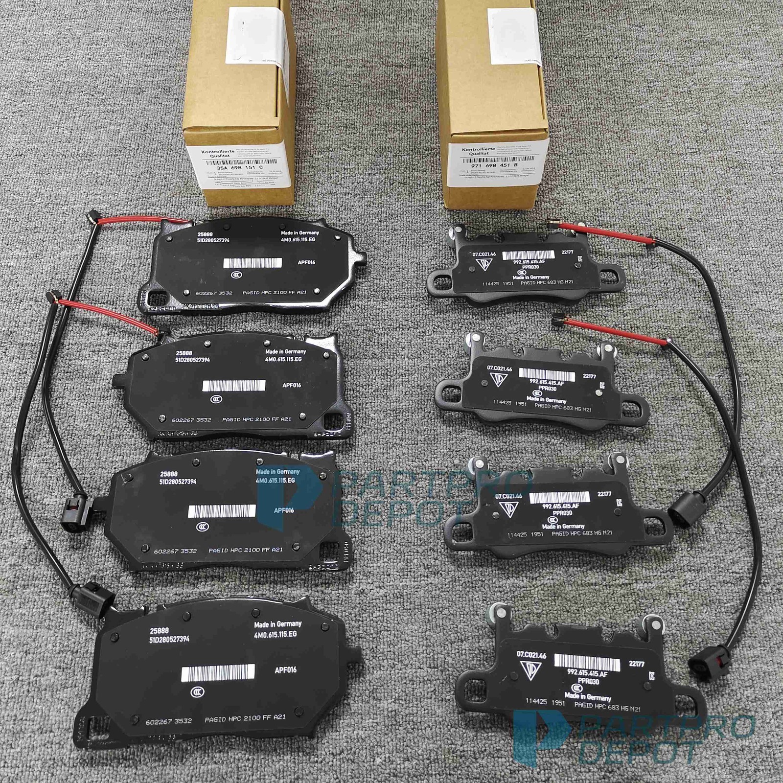 Bentley Continental GT 2020 FRONT Brake pad