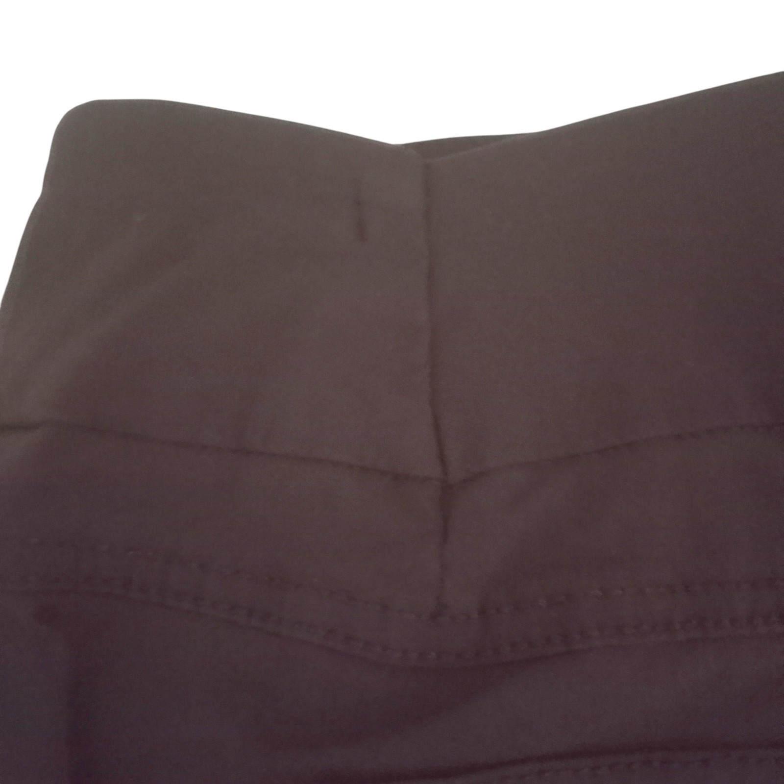 Ruby Rd. Womens 14P Solid Dark Brown Pull On Mill… - image 4