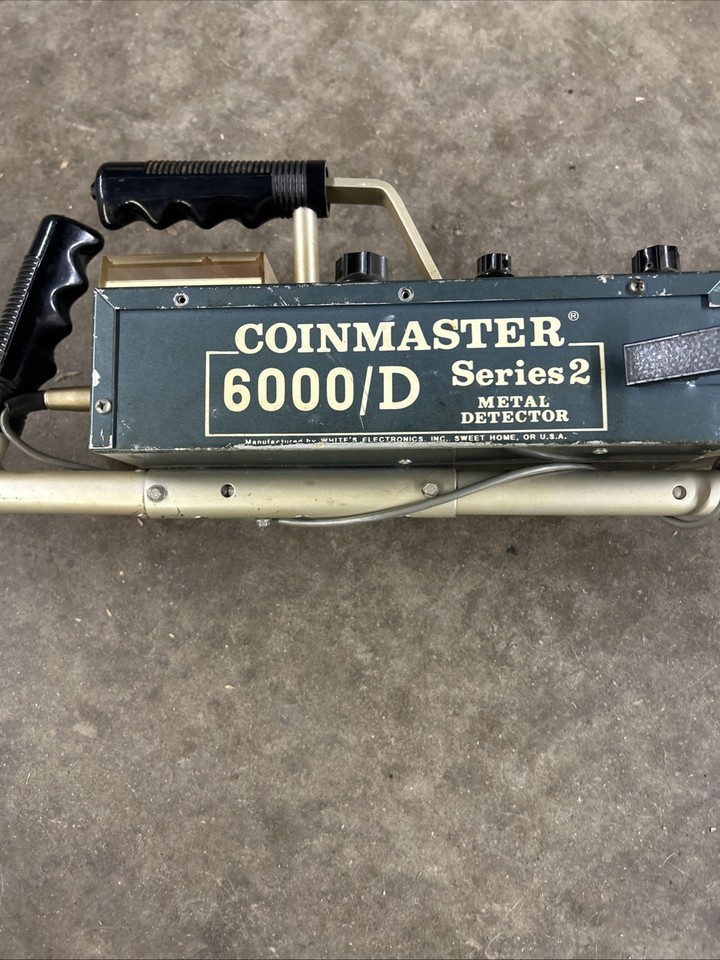 Whites Coinmaster 6000 D Series 2 Metal Detector - Unknown Working ...