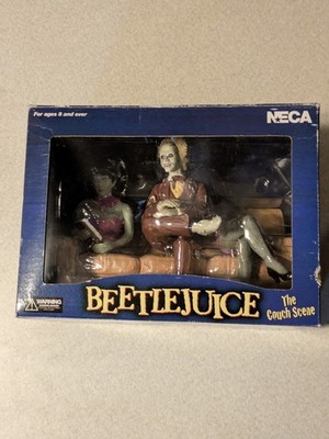 Neca Beetlejuice The Couch Scene 4 Piece Diorama Set New Michael Keaton