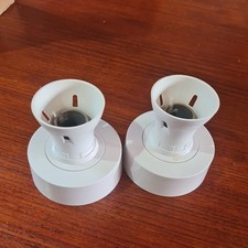 2 X  Click Loop-in Batten Ceiling Rose Straight two pieces