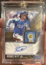 Bobby Witt Jr. 2026 Topps Series 1 Platinum Major League Material Autograph 1/1