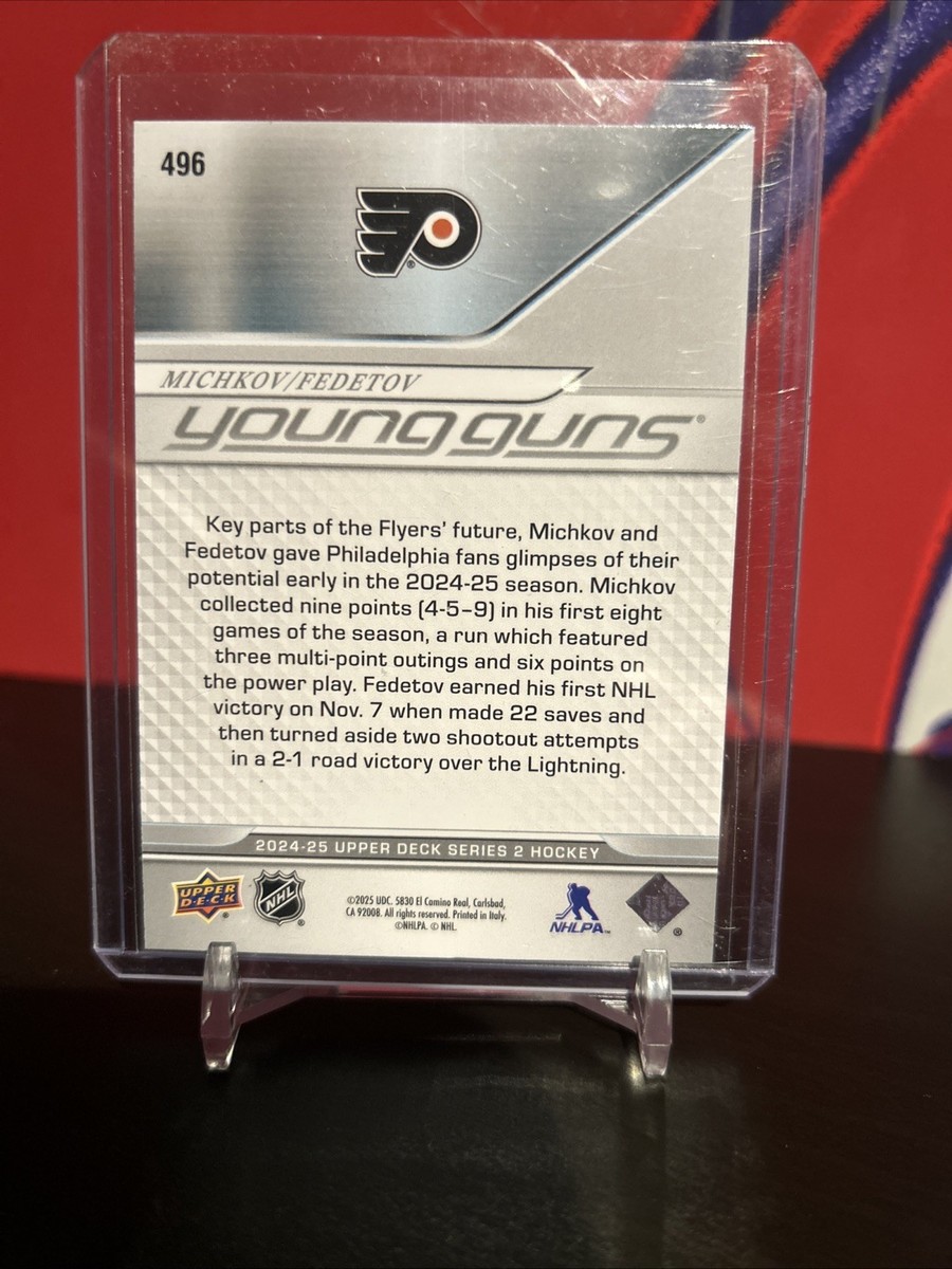 2024-25 Upper Deck Series 2 Michkov/Fedetov Teammates Young Guns
