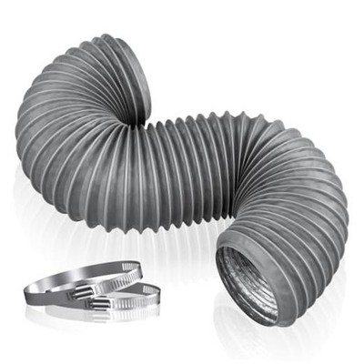 4inch 5FT Dryer Vent Hose, Flexible Exhaust Duct Hose, PVC Aluminum 4in 5ft