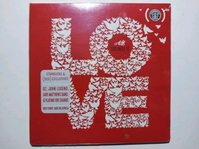 All You Need Is Love 2009 CD New SEALED Dave Matthews Band U2 John Legend (RED)