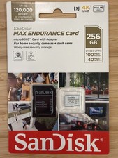 SanDisk 256GB MAX Endurance microSDXC Card with Adapter - SDSQQVR-256G-GN6IA