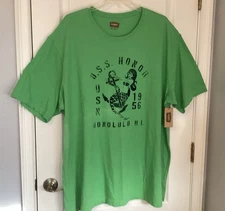 Foundry Supply Co 3XLT Men’s Tee Shirt Mermaid/Nautical Short Sleeve Green NWT 