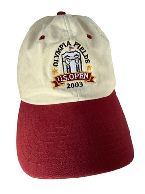 VINTAGE Olympia Fields US Open 2003 Hat Cap Adjustable Strap Back Made in USA